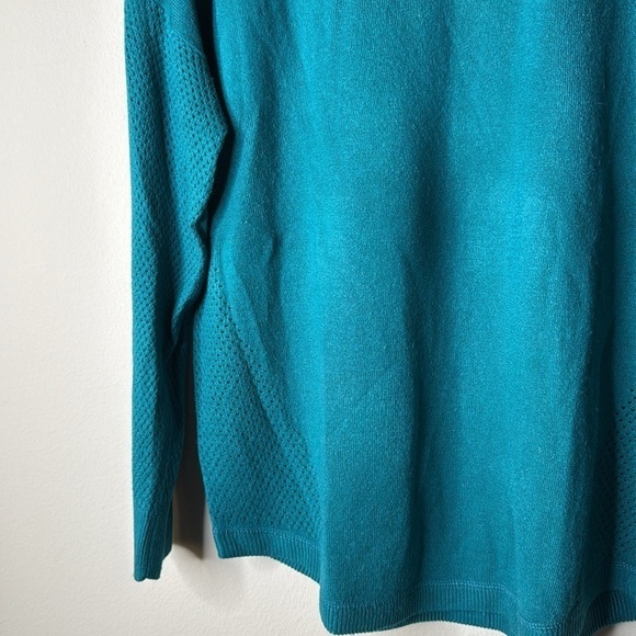 Sweet Romeo Nordstrom Pullover Crewneck Sweater in Blue Size XL - Picture 3 of 6